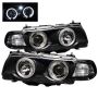 SPYDER 5008862 Projector Headlights - LED Halo - Black