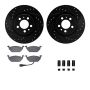 Dynamic Friction 8612-74019 Rotor Kit