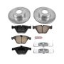 PowerStop K4678 Z23 Daily Driver Carbon-Fiber Ceramic Brake Pad and Drilled & Slotted Rotor Kit