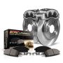 PowerStop KCOE6331 OE Stock Replacement Low-Dust Ceramic Brake Pad, Rotor and Caliper Kit