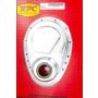 RACING POWER CO-PACKAGED RPCR4934 SBC Steel Timing Chain Cover Chrome