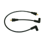 Moroso 27290 71-78 Harley-Davidson XL Solid Stainless Core Wire Set - Black
