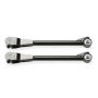 Fabtech 07-18 Jeep JK 4WD Short Control Arm Front Upper Links w/Poly Ball Joints - Pair