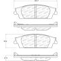 StopTech 15-17 Cadillac Escalade ESV Street Performance Rear Brake Pads