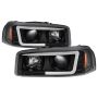 SPYDER 5084521 Projector Headlights - Version 2 - Light Bar DRL - Black