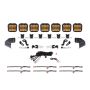 Diode Dynamics DD7233 Bronco SS5 Sport CrossLink Windshield - Yellow Combo Lightbar Kit