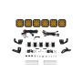 Diode Dynamics DD7823 Prinsu/Sherpa Roof Racks- SS5 6-Pod CrossLink Mounting Kit - Pro Yellow Driving