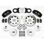Wilwood 140-12947-D Dynapro 6 Front Hub Kit 12.19in Drilled 1965-1969 Mustang Disc & Drum Spindle
