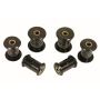Prothane 99-14 Chevy Silverado 1500/2500 2/4wd Rear Spring Bushings - Black
