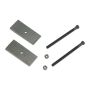 Tuff Country 90012 2 Degree Axle Shims 2in Wide w/ 3/8in Center Pins Pair
