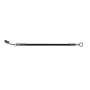 Goodridge HD2001-1CC-BK72 72in Universal Clutch Line w/SS Fittings & Black Hose - Straight Banjo w/AN3 Fitting
