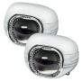 Oracle Lighting 8519-504 Square D2S Projectors, Pair
