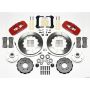 Wilwood 140-12824-R AERO6 Front Truck Kit 14.25in Red 97-03 Ford F150