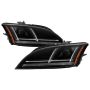 SPYDER 5087621 Projector Headlights - Sequential Signal - Black