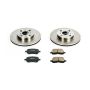PowerStop KOE1152 OE Stock Replacement Low-Dust Ceramic Brake Pad and Rotor Kit