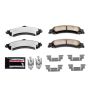 PowerStop Z36-834 PowerStop - Z36 Truck and SUV Carbon-Fiber Ceramic Brake Pads with Hardware Kit