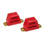 Prothane Universal Bump Stop 3 1/2 Multi-Mount - Red