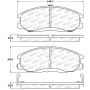 Stoptech 305.08640 Street Select Brake Pads