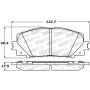 Stoptech 308.11840 Street Brake Pads