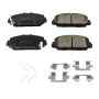 PowerStop 17-1697 PowerStop - Z17 Low-Dust Ceramic Brake Pads with Hardware