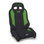 PRP Seats A9001045-201-W PRP EnduroCrawl Reclining Suspension Seat - Black/Green Vinyl - Passenger