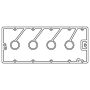 Cometic Gasket C4886 Cometic Cosworth BD Series .060in AFM Camshaft Housing Gasket