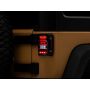 Raxiom J141585 07-18 Jeep Wrangler JK Axial Series LED Tail Lights- Blk Housing (Clear Lens)