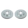 PowerStop EBR1487XPR PowerStop Evolution Performance Drilled, Slotted & Plated Brake Rotor Pair