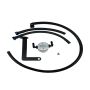 J&L 10-15 Chevrolet Camaro LS3 6.2L Passenger Side Oil Separator 3.0 - Clear Anodized