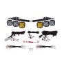 Diode Dynamics DD6366 17-20 Ford Raptor SS3 LED Fog Light Kit - Yellow Pro