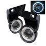 SPYDER 5021274 Halo Projector Fog Lights w/Switch - Clear