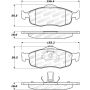 Stoptech 308.06480 Street Brake Pads