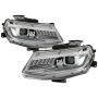 SPYDER 5087348 Projector Headlights - Sequential Turn Signal - Chrome