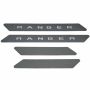 Putco 95143BPFD 19-20 Ford Ranger SuperCrew - w/ RANGER Etching (4pcs) Black Platinum Door Sills