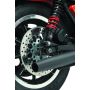 TwinPower 666840 Twin Power 84-17 Big Twin Exc 08-17 FLH FLT Rear 11.5 Floating Rotor Silver Mesh