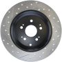 Stoptech 127.40072L Slotted & Drilled Sport Brake Rotor
