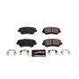 PowerStop Z23-1828 PowerStop - Z23 Daily Driver Carbon-Fiber Ceramic Brake Pads with Hardware Kit