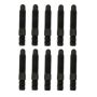 Moroso 38830 Bullet Nose Black OX Studs - 1/4-20 X 1/4-28 X 1.5 Long (10 Pack)