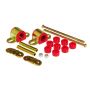 Prothane 87-96 Dodge Dakota 2wd Front 28mm Sway Bar & End Link Bushings - Red