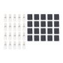 QUICKCAR RACING PRODUCTS QRP57-540-20 Ring Terminal 5/16in 2 Ga w/Heat Shrink 20pk