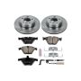 PowerStop KOE5280 OE Stock Replacement Low-Dust Ceramic Brake Pad and Rotor Kit