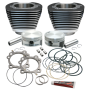 S&S Cycle 910-0203 99-16 BT Replacement 3-7/8in Bore Cylinder & Piston Kit For S&S 106in Stroker Kit - Wblack