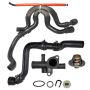 CRP PRODUCTS CHS0647 Rein Premium Quality Coolant Flange, Hose & Thermostat Replacement Kit