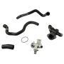 CRP PRODUCTS CHU1648 Rein Upgraded Aluminum Coolant Flange, Hose & Thermostat Replacement Kit