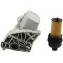 CRP PRODUCTS HEU0115 Upgraded Rein Automotive Aluminum Oil Filter Housing w/filter and hardware