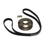 CRP PRODUCTS PKW0002 Rein Automotive Aluminum Water Pump Pulley and Belt Kit.
