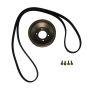 CRP PRODUCTS PKW0002 Rein Automotive Aluminum Water Pump Pulley and Belt Kit.