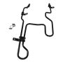 CRP PRODUCTS PSH0326 Rein OE Quality Power Steering Oil Cooler Line.