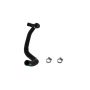 CRP PRODUCTS PSH0418 Rein OE Quality Power Steering Suction Hose w/ Clamps