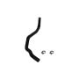CRP PRODUCTS PSH0425 Rein OE Quality Power Steering Suction Hose w/ Clamps